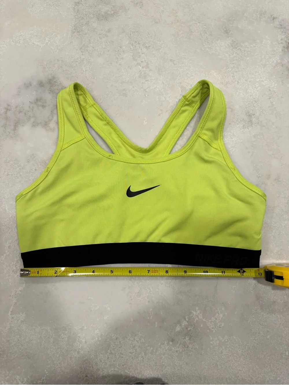 Nike Neon Yellow Fitness Sports Bra